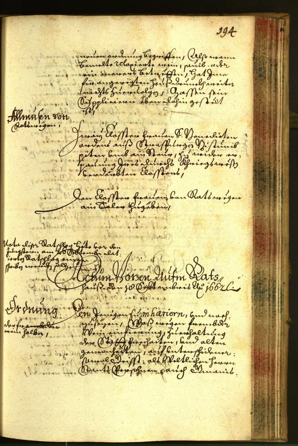 Civic Archives of Bozen-Bolzano - BOhisto Minutes of the council 1662 