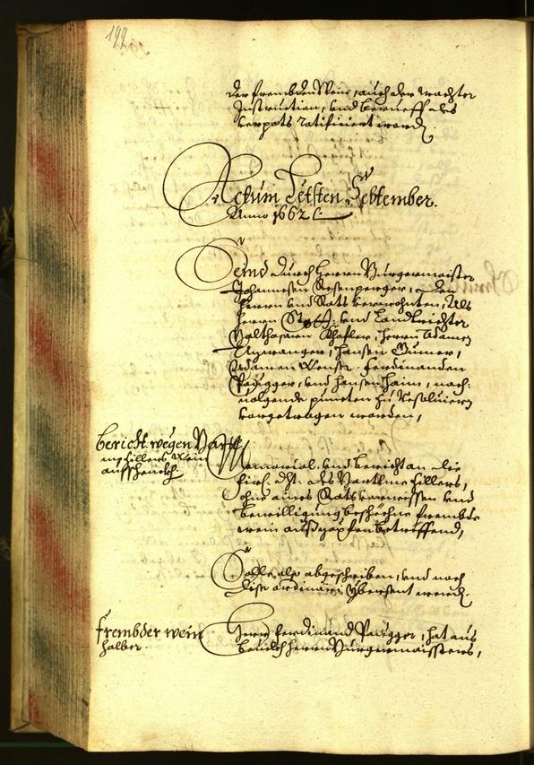 Civic Archives of Bozen-Bolzano - BOhisto Minutes of the council 1662 