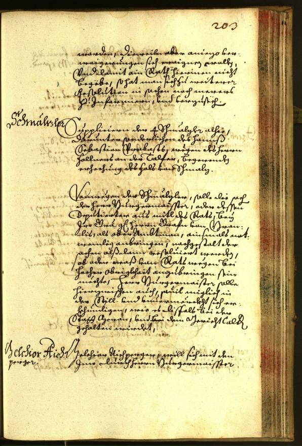 Civic Archives of Bozen-Bolzano - BOhisto Minutes of the council 1662 