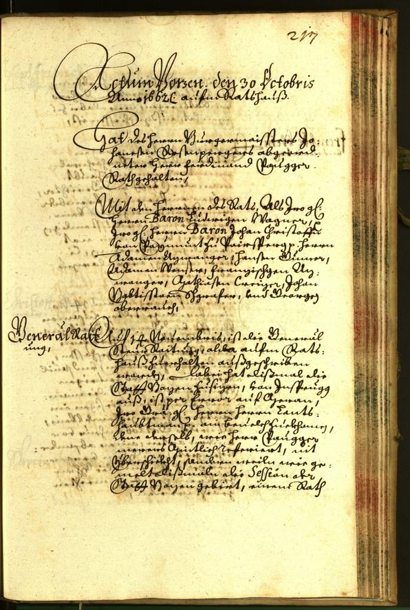 Civic Archives of Bozen-Bolzano - BOhisto Minutes of the council 1662 