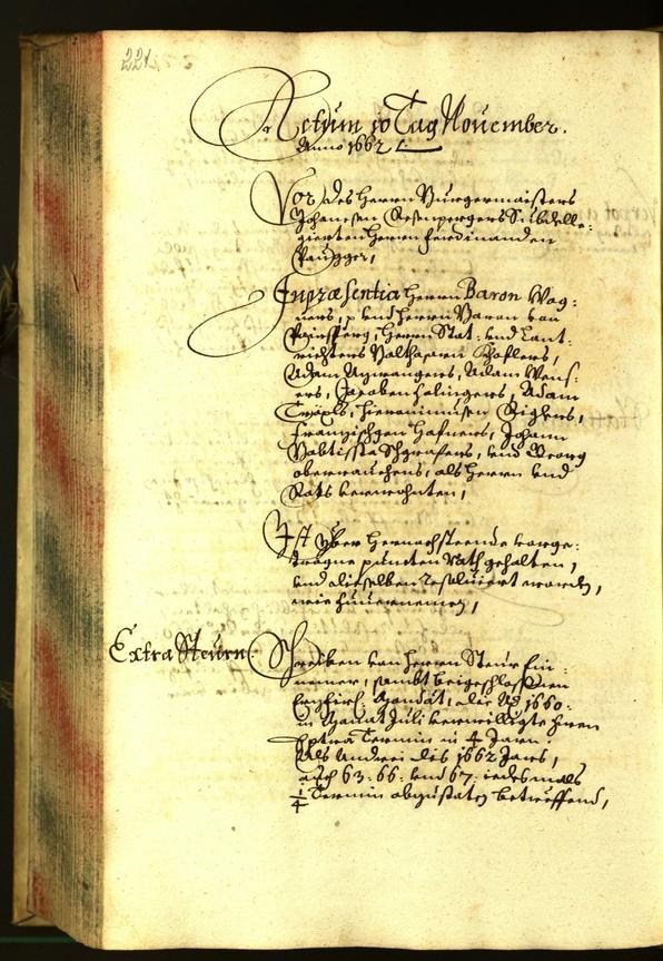 Civic Archives of Bozen-Bolzano - BOhisto Minutes of the council 1662 