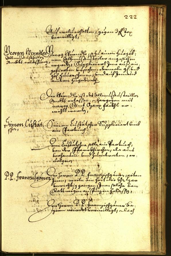 Stadtarchiv Bozen - BOhisto Ratsprotokoll 1662 