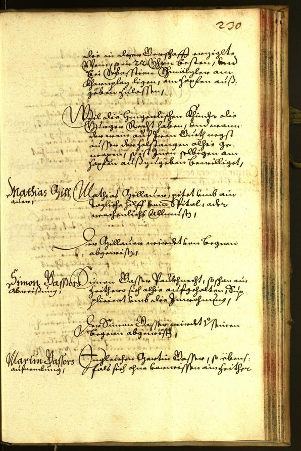 Stadtarchiv Bozen - BOhisto Ratsprotokoll 1662 