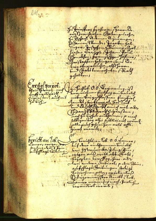 Stadtarchiv Bozen - BOhisto Ratsprotokoll 1662 