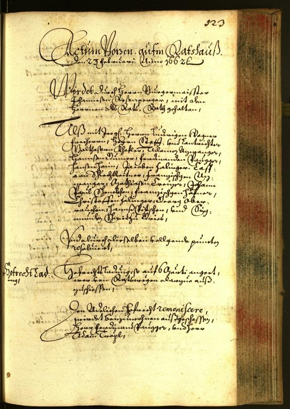 Archivio Storico della Città di Bolzano - BOhisto protocollo consiliare 1662 