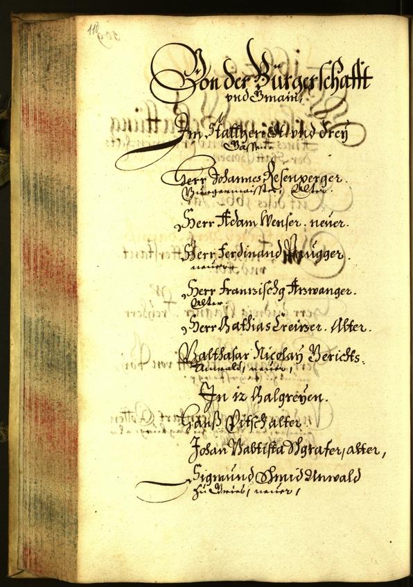 Stadtarchiv Bozen - BOhisto Ratsprotokoll 1662 