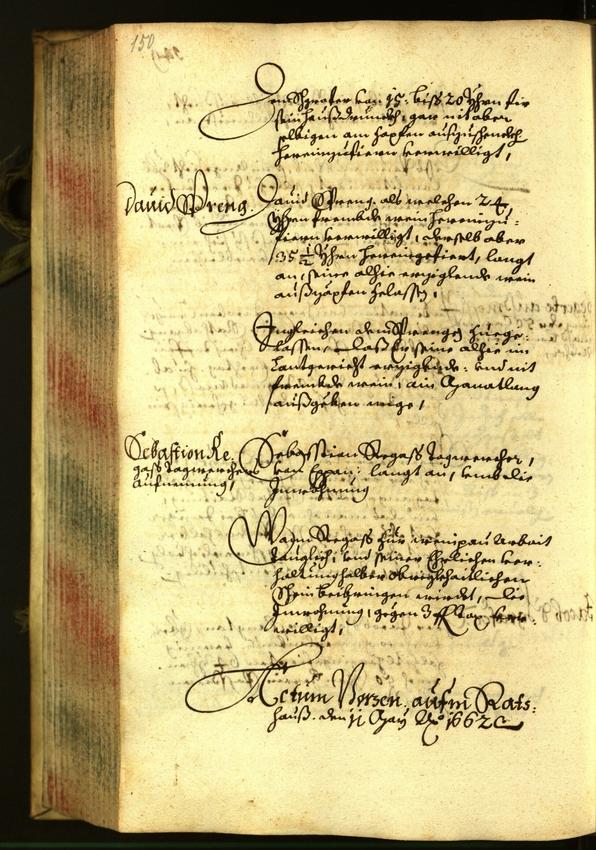 Archivio Storico della Città di Bolzano - BOhisto protocollo consiliare 1662 