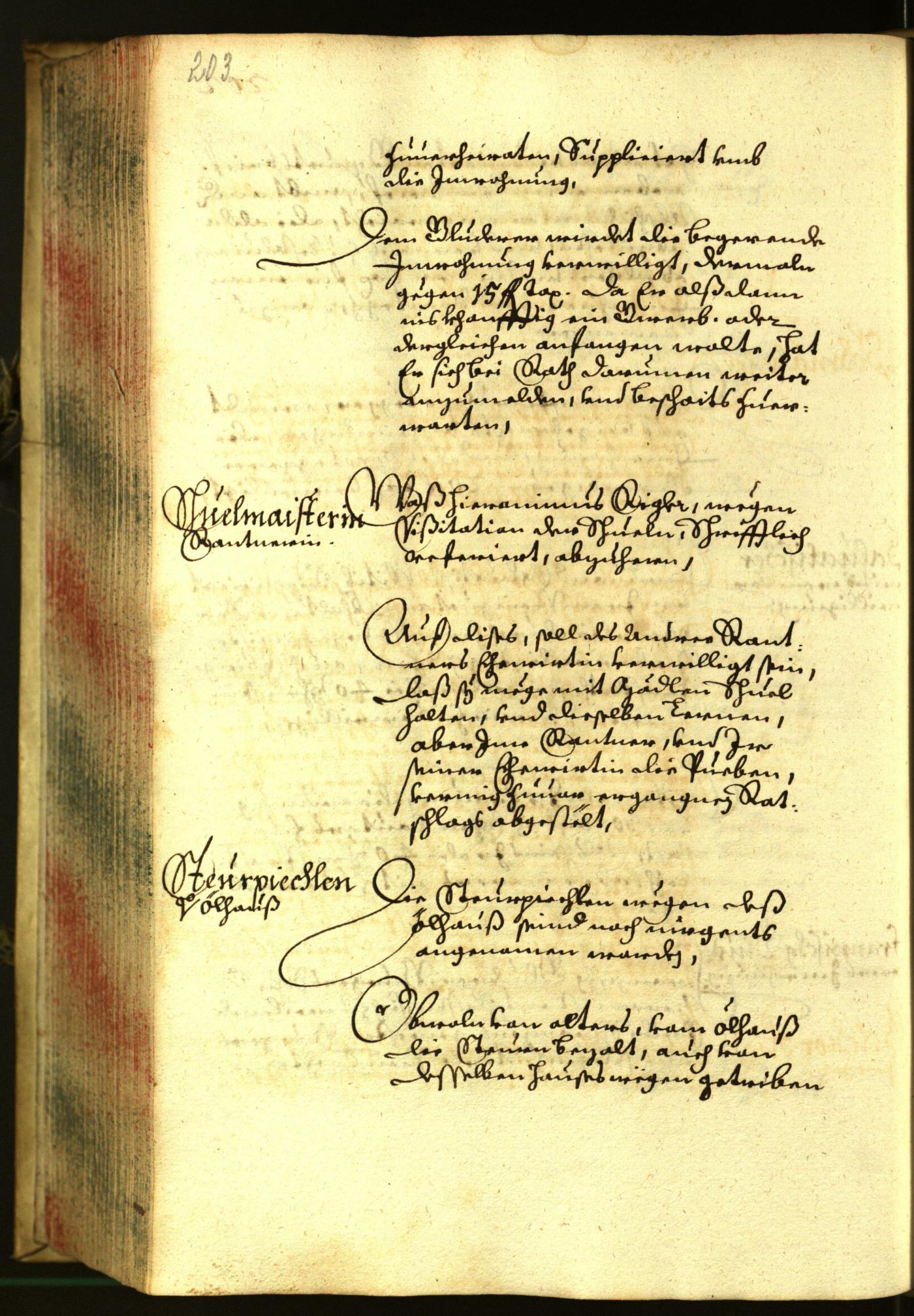 Stadtarchiv Bozen - BOhisto Ratsprotokoll 1662 