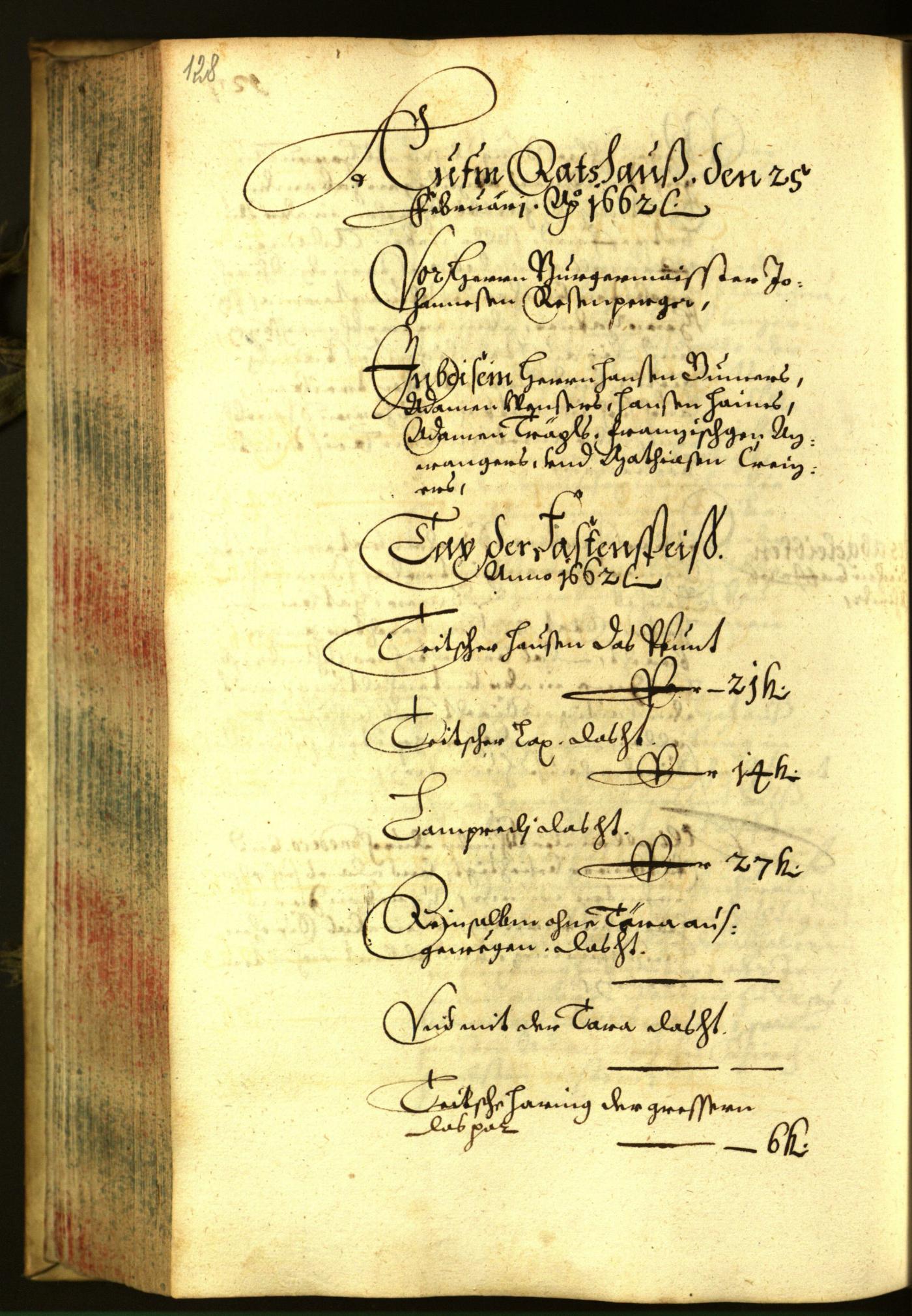 Civic Archives of Bozen-Bolzano - BOhisto Minutes of the council 1662 