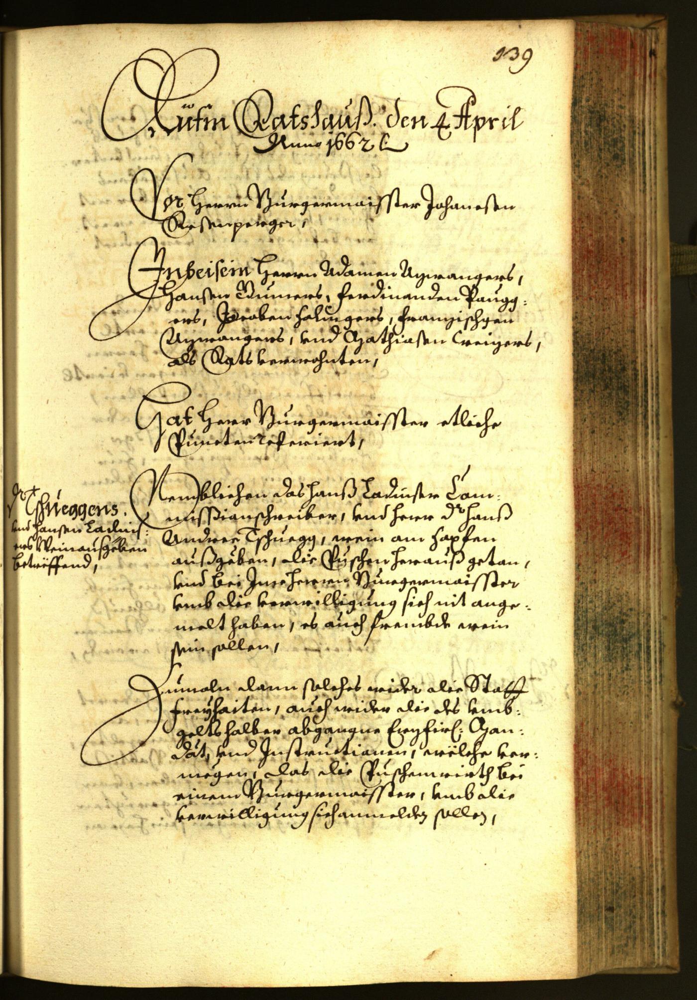 Civic Archives of Bozen-Bolzano - BOhisto Minutes of the council 1662 