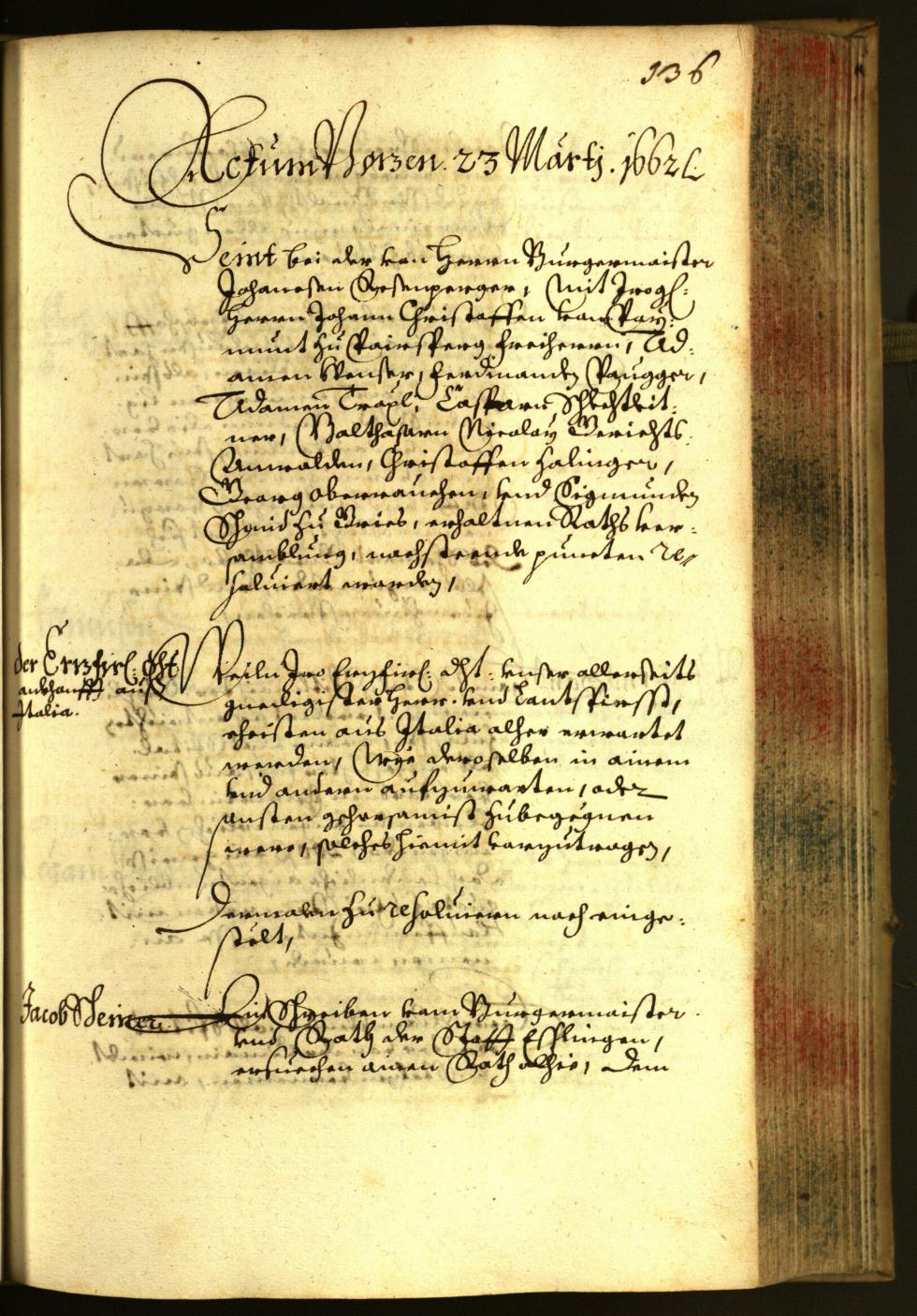 Civic Archives of Bozen-Bolzano - BOhisto Minutes of the council 1662 