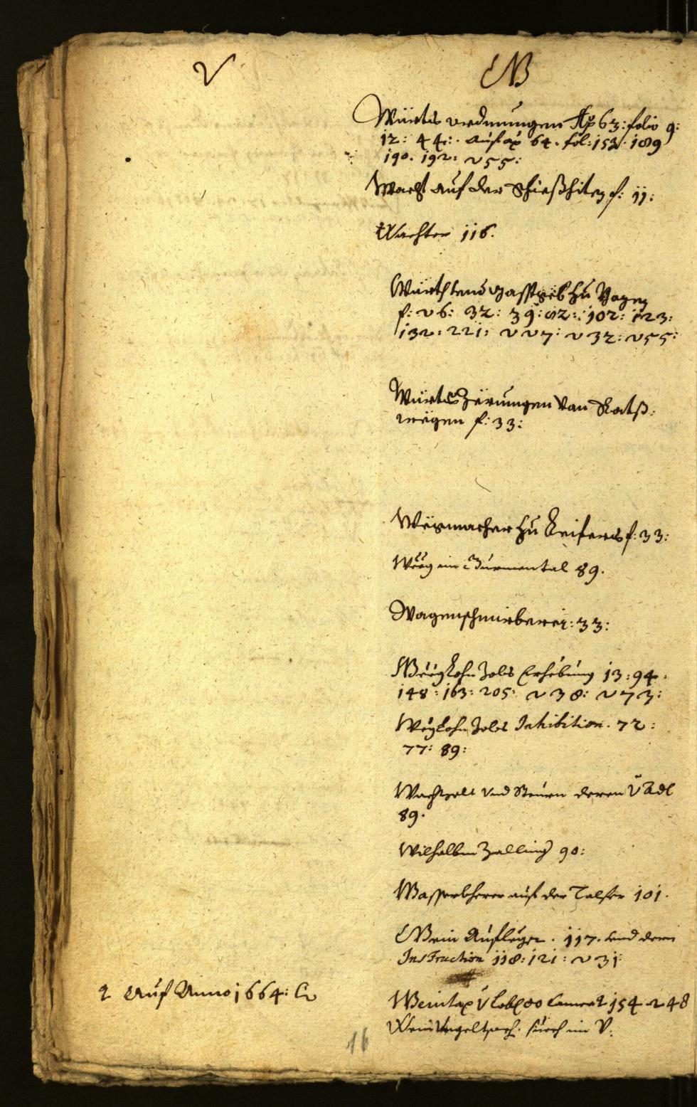 Civic Archives of Bozen-Bolzano - BOhisto Minutes of the council 1663/64 