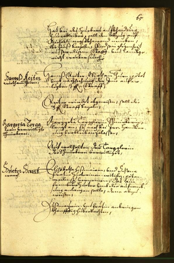 Civic Archives of Bozen-Bolzano - BOhisto Minutes of the council 1663 