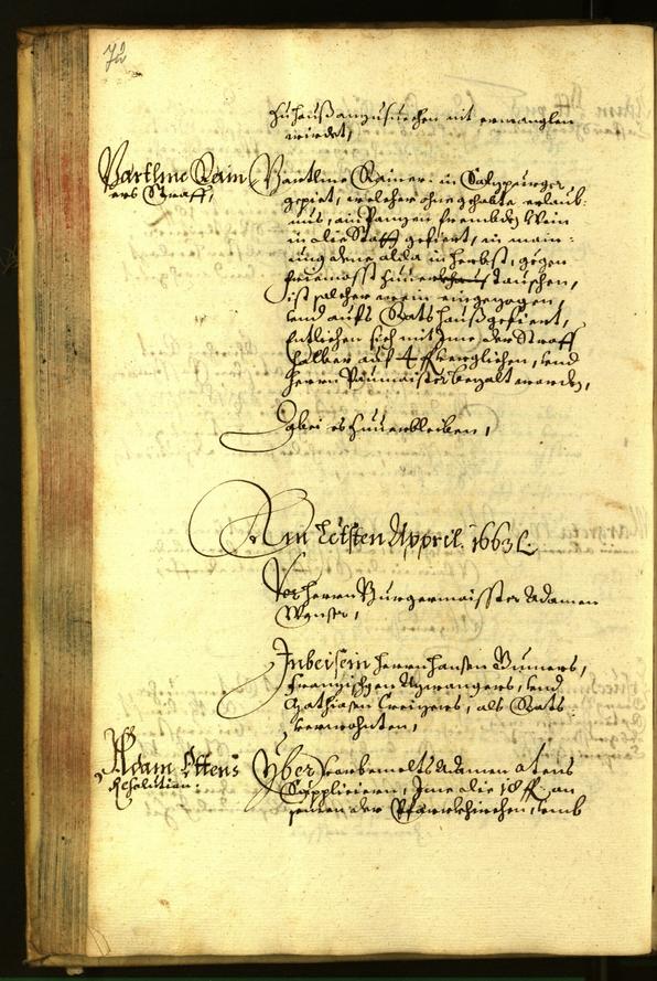 Civic Archives of Bozen-Bolzano - BOhisto Minutes of the council 1663 