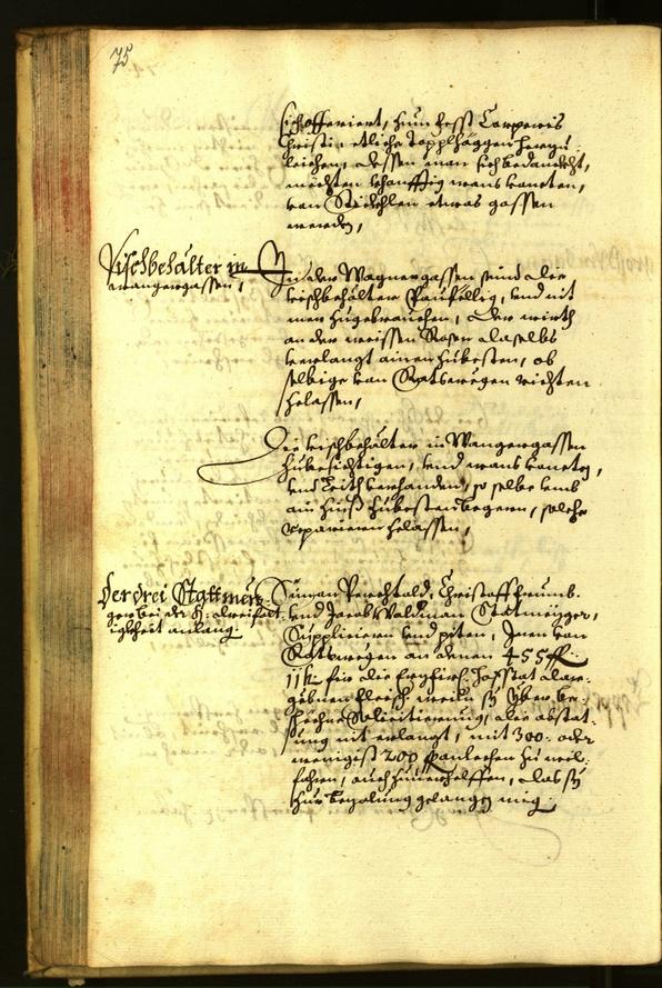 Civic Archives of Bozen-Bolzano - BOhisto Minutes of the council 1663 