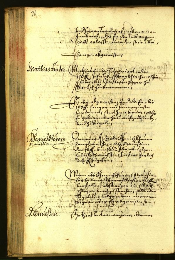 Stadtarchiv Bozen - BOhisto Ratsprotokoll 1663 