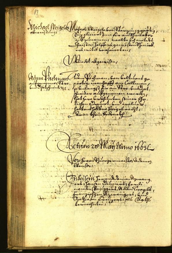 Civic Archives of Bozen-Bolzano - BOhisto Minutes of the council 1663 