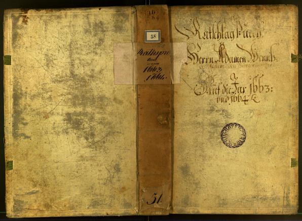 Civic Archives of Bozen-Bolzano - BOhisto Minutes of the council 1663 