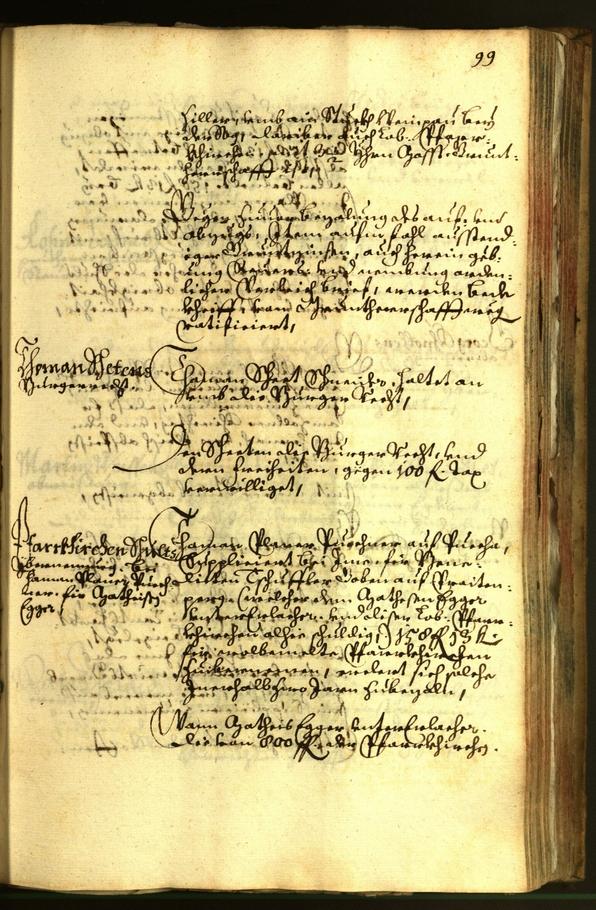 Stadtarchiv Bozen - BOhisto Ratsprotokoll 1663 