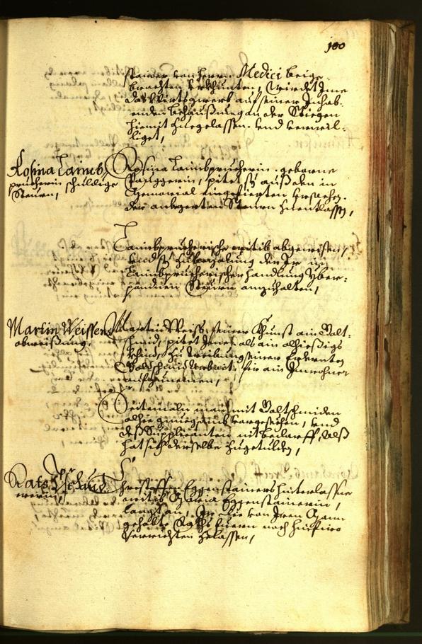 Stadtarchiv Bozen - BOhisto Ratsprotokoll 1663 