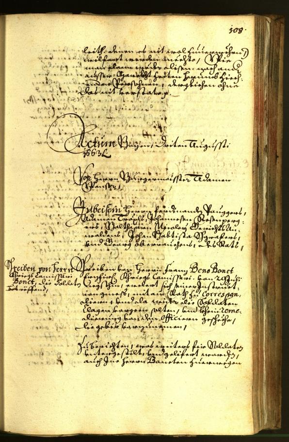 Civic Archives of Bozen-Bolzano - BOhisto Minutes of the council 1663 