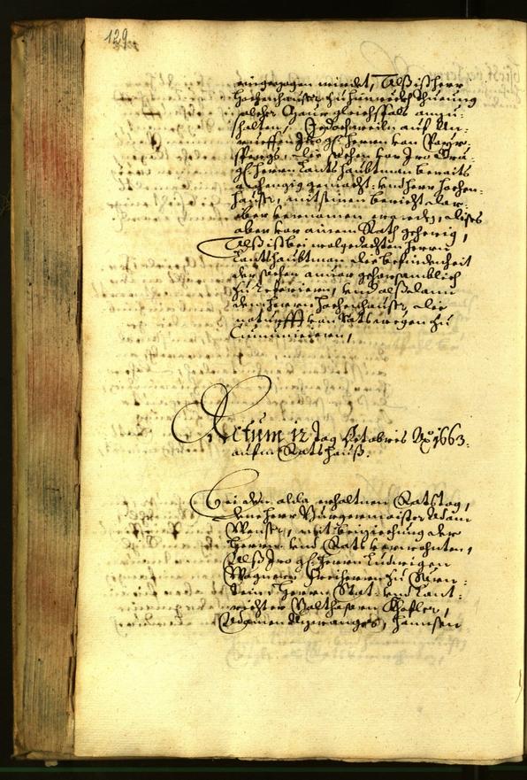 Civic Archives of Bozen-Bolzano - BOhisto Minutes of the council 1663 