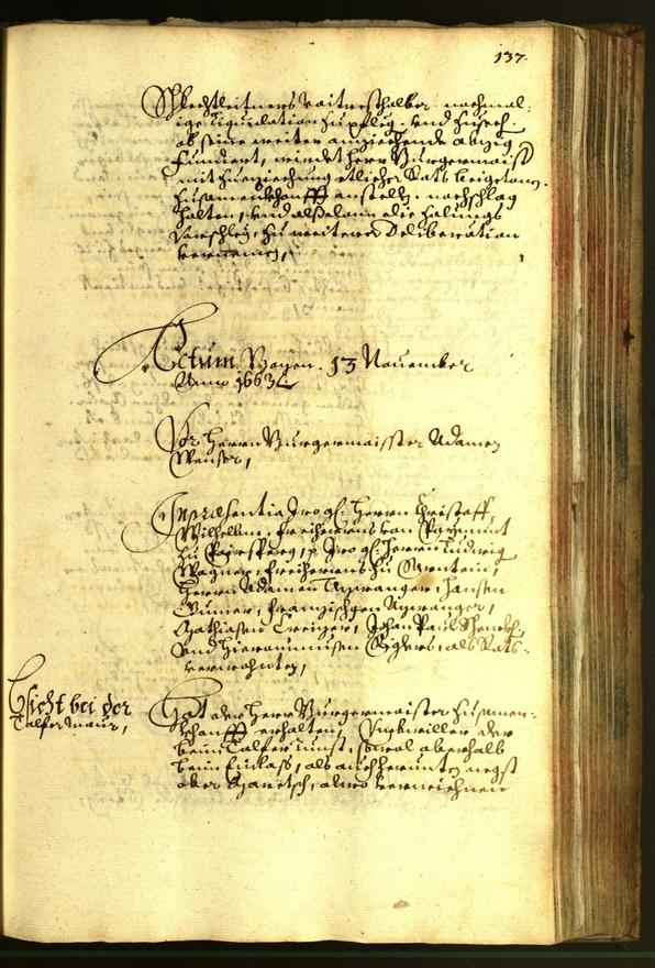 Civic Archives of Bozen-Bolzano - BOhisto Minutes of the council 1663 