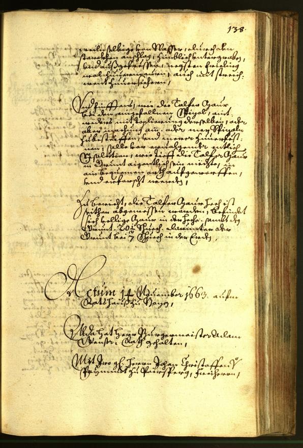 Civic Archives of Bozen-Bolzano - BOhisto Minutes of the council 1663 