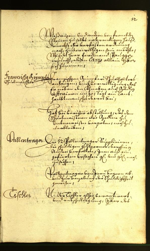 Stadtarchiv Bozen - BOhisto Ratsprotokoll 1663 