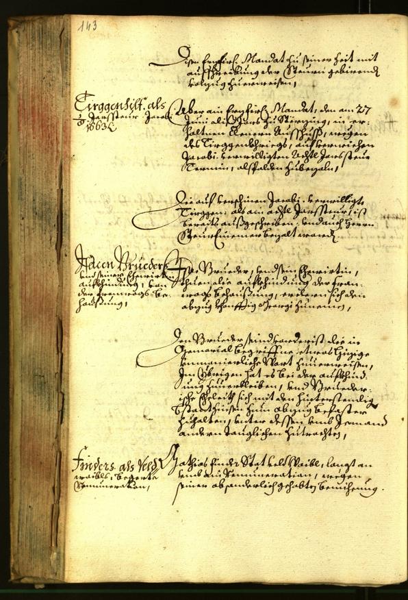 Civic Archives of Bozen-Bolzano - BOhisto Minutes of the council 1663 