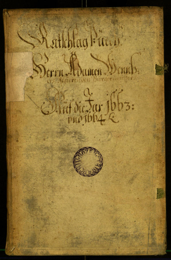 Stadtarchiv Bozen - BOhisto Ratsprotokoll 1663 