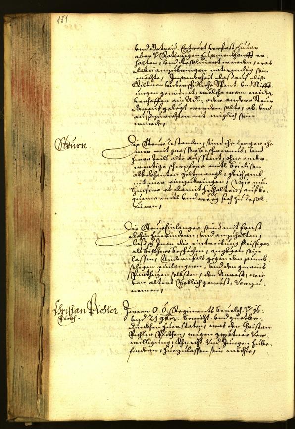 Stadtarchiv Bozen - BOhisto Ratsprotokoll 1663 