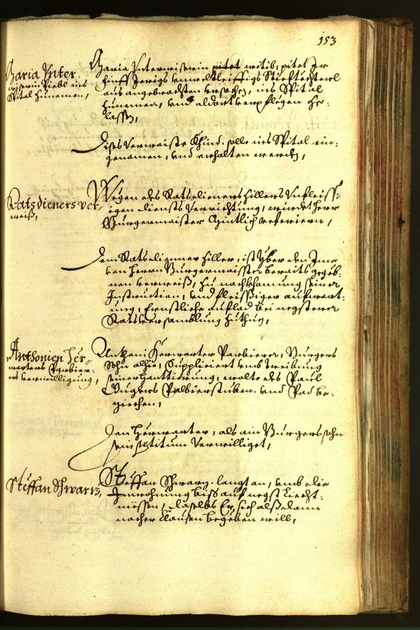 Civic Archives of Bozen-Bolzano - BOhisto Minutes of the council 1663 