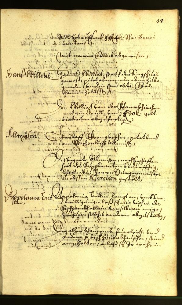 Civic Archives of Bozen-Bolzano - BOhisto Minutes of the council 1663 