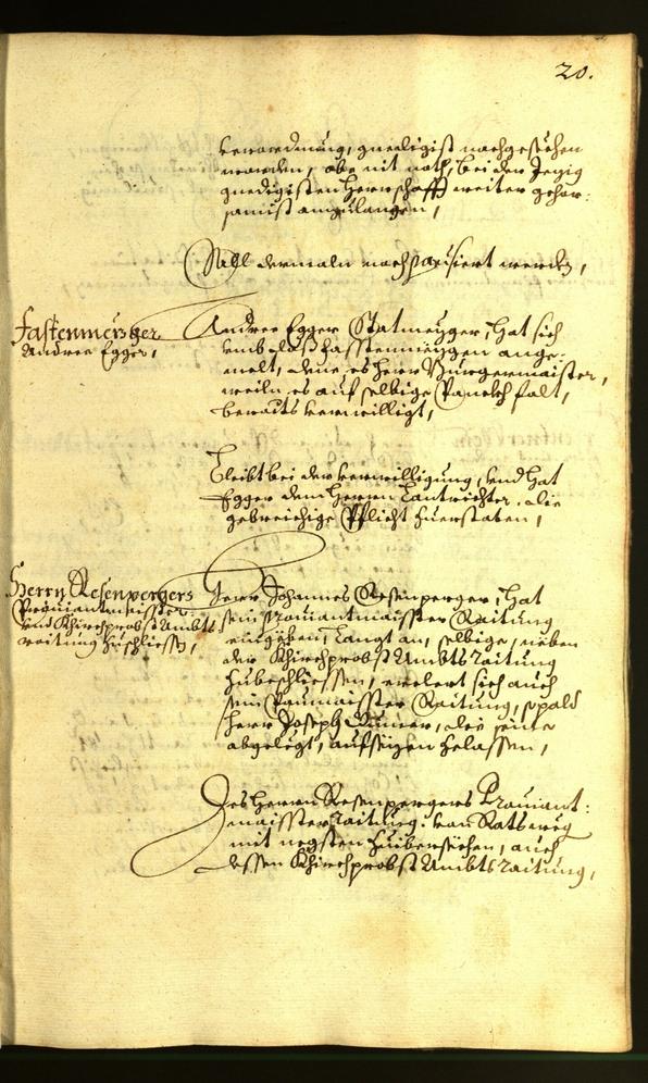 Stadtarchiv Bozen - BOhisto Ratsprotokoll 1663 