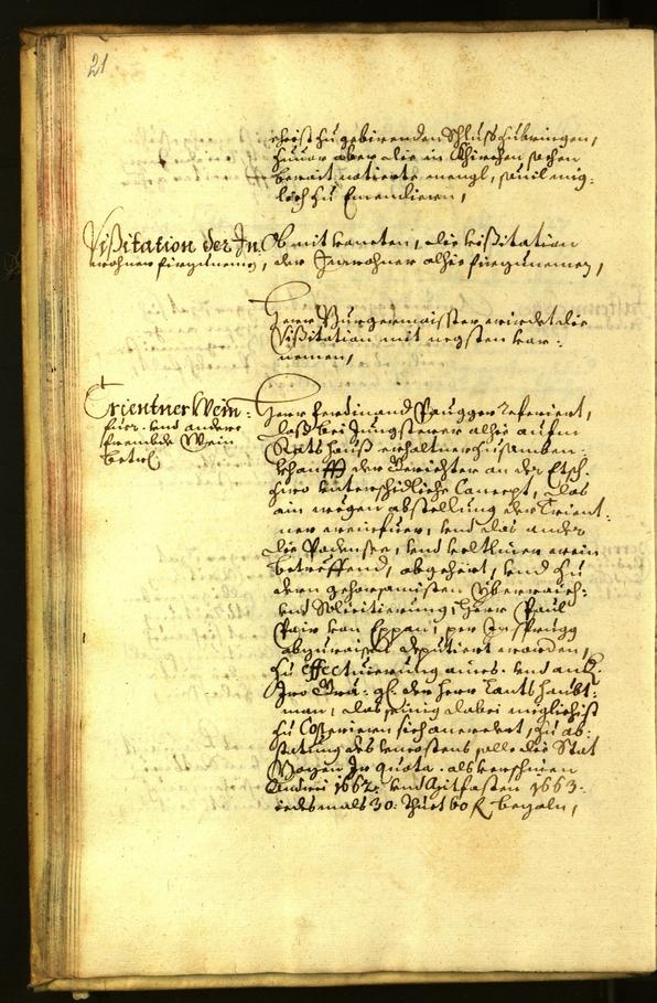 Civic Archives of Bozen-Bolzano - BOhisto Minutes of the council 1663 