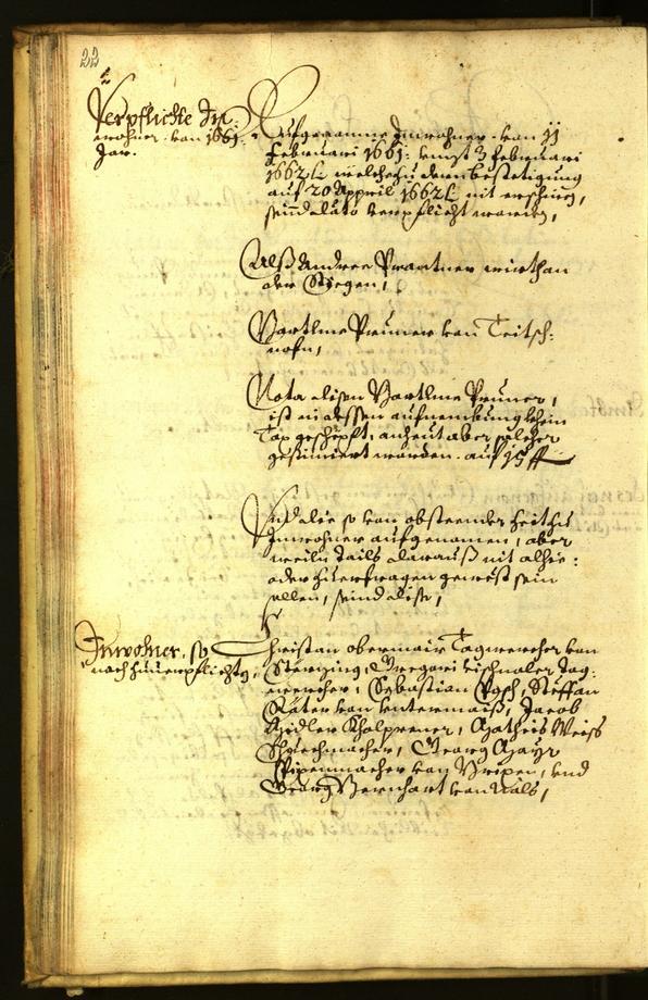 Civic Archives of Bozen-Bolzano - BOhisto Minutes of the council 1663 