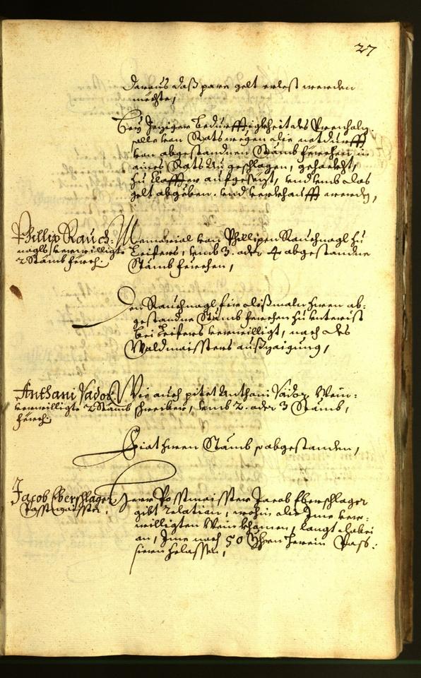 Archivio Storico della Città di Bolzano - BOhisto protocollo consiliare 1663 