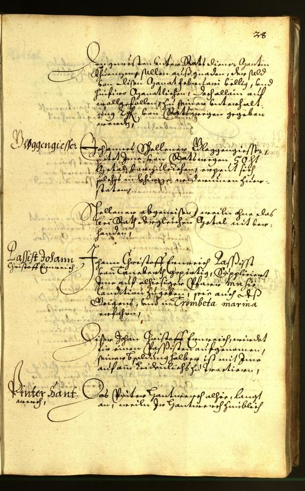 Stadtarchiv Bozen - BOhisto Ratsprotokoll 1663 