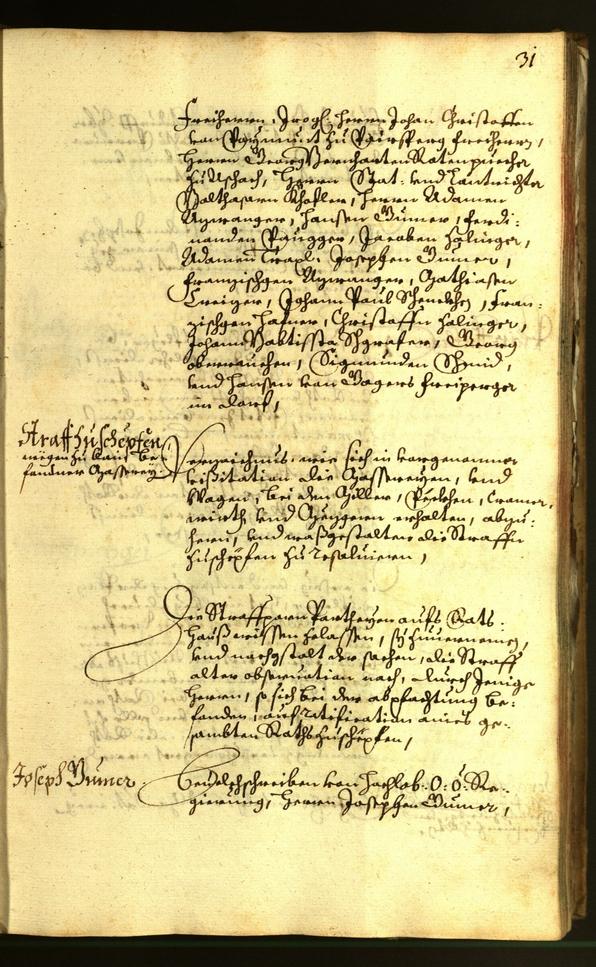 Stadtarchiv Bozen - BOhisto Ratsprotokoll 1663 