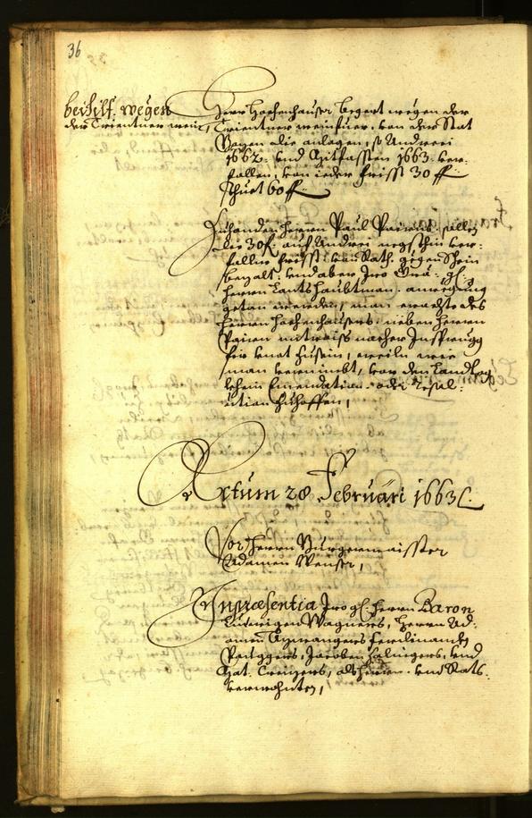 Civic Archives of Bozen-Bolzano - BOhisto Minutes of the council 1663 