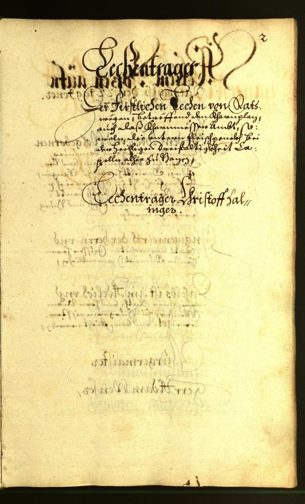 Stadtarchiv Bozen - BOhisto Ratsprotokoll 1663 