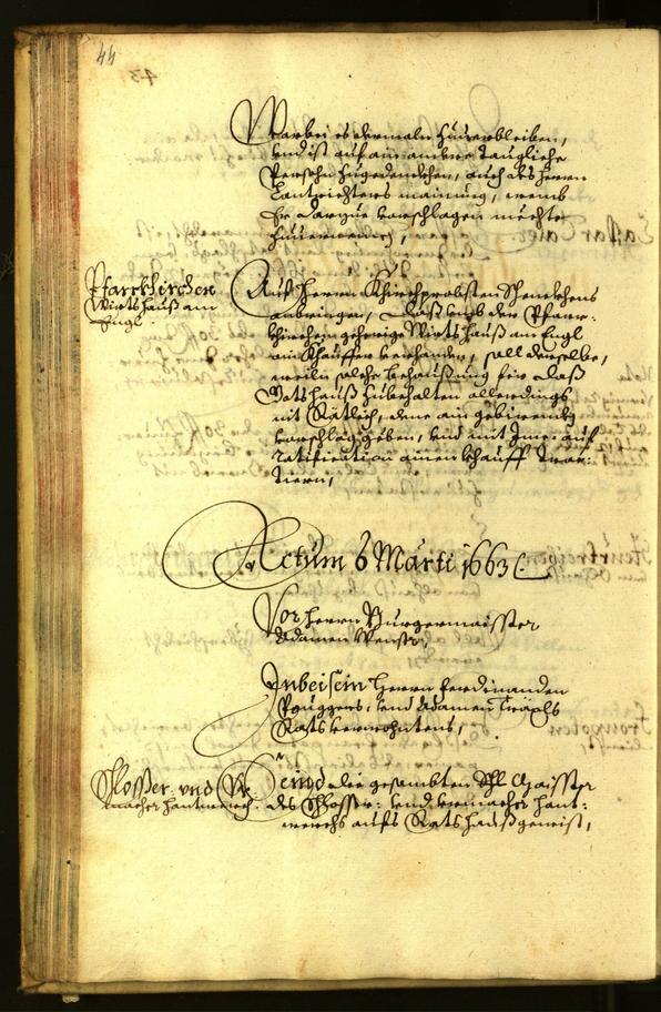 Civic Archives of Bozen-Bolzano - BOhisto Minutes of the council 1663 