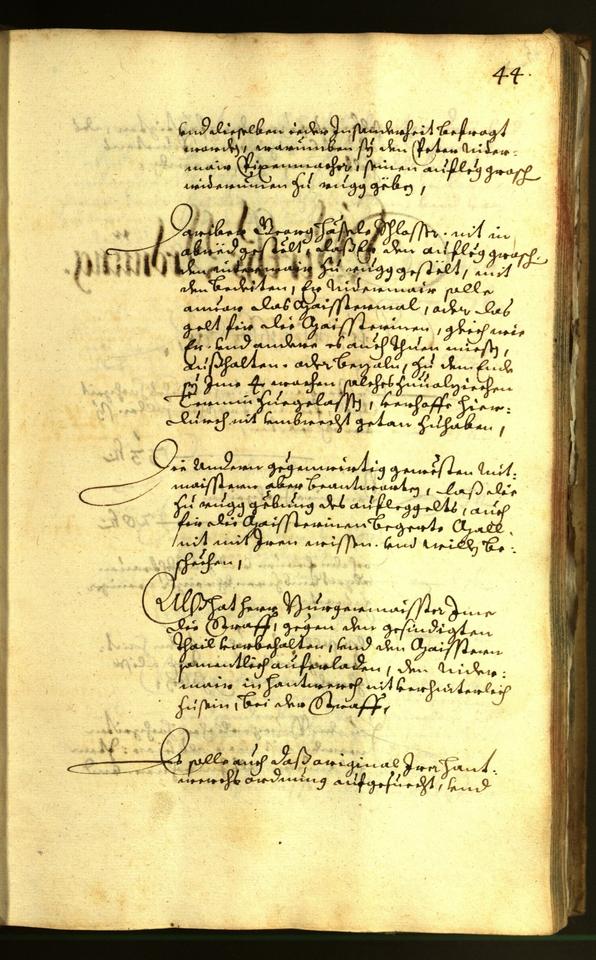 Stadtarchiv Bozen - BOhisto Ratsprotokoll 1663 