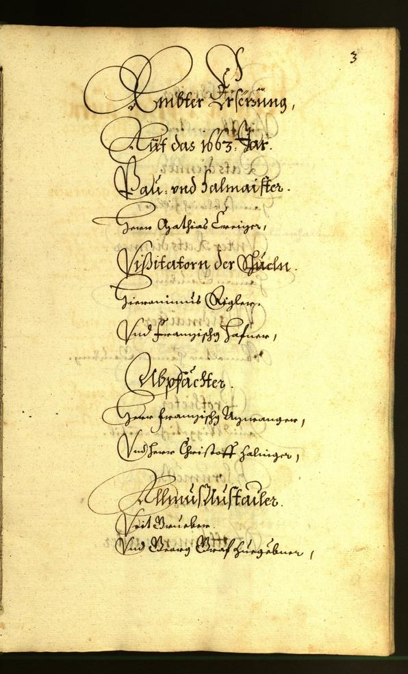 Civic Archives of Bozen-Bolzano - BOhisto Minutes of the council 1663 