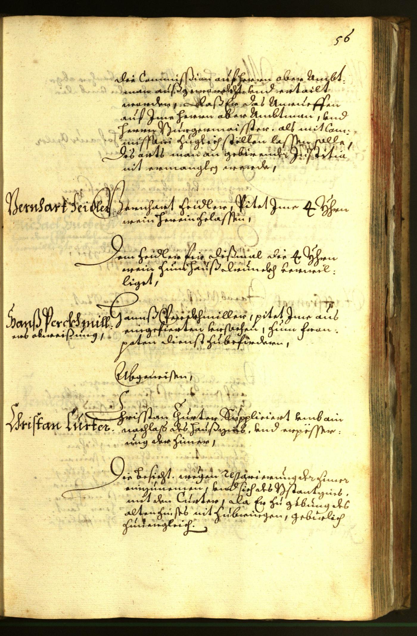 Stadtarchiv Bozen - BOhisto Ratsprotokoll 1663 