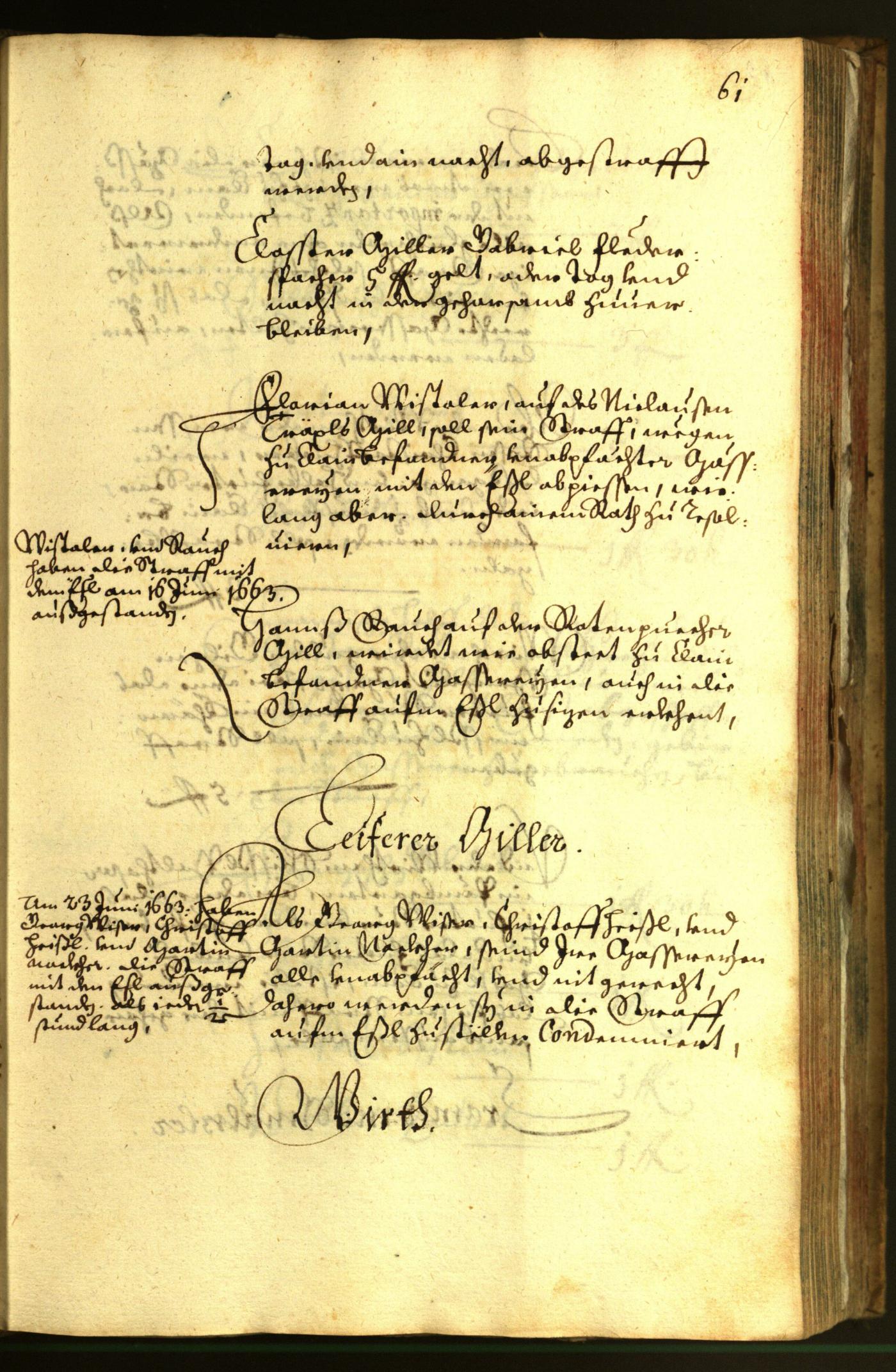 Archivio Storico della Città di Bolzano - BOhisto protocollo consiliare 1663 