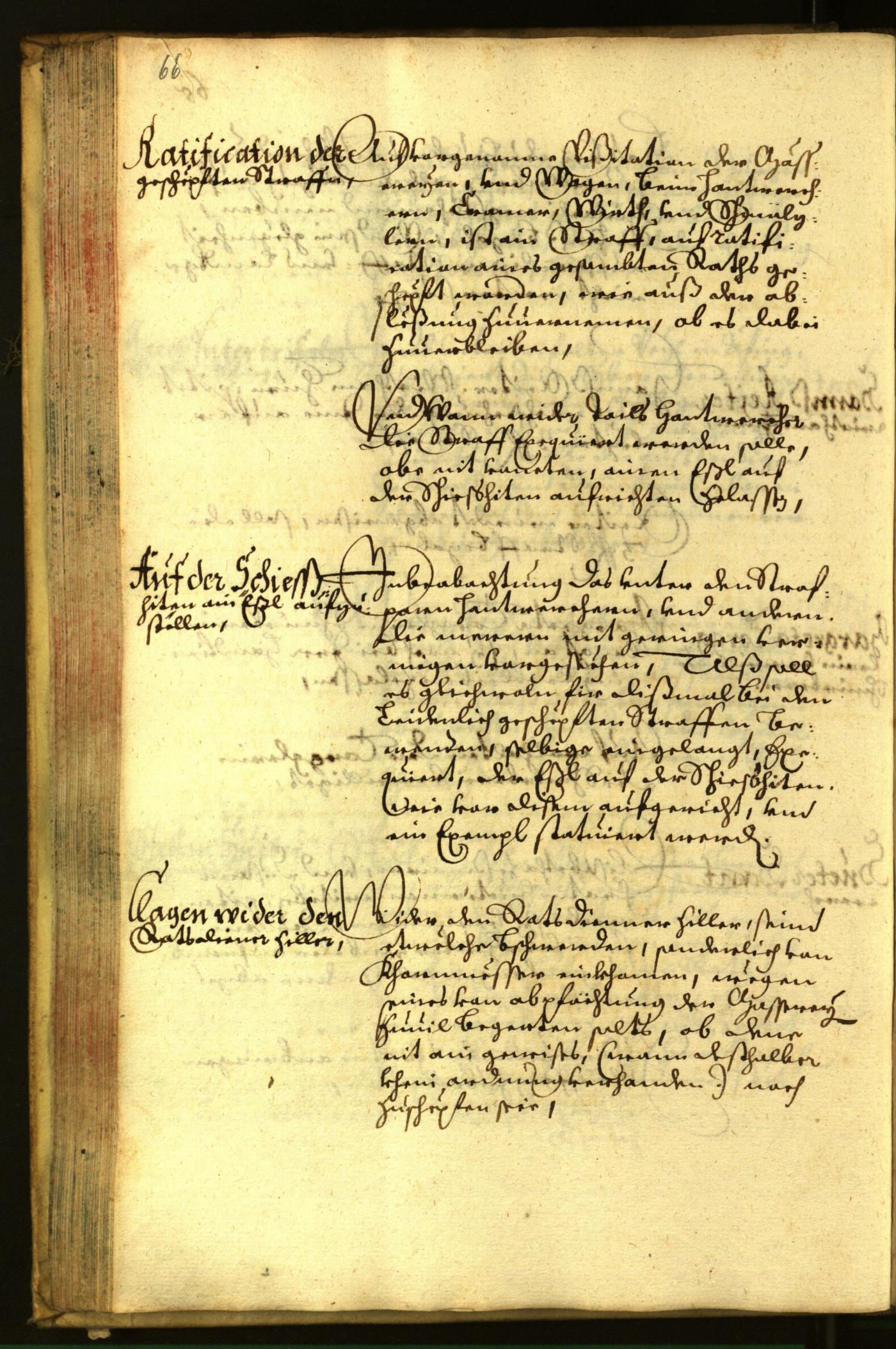 Stadtarchiv Bozen - BOhisto Ratsprotokoll 1663 