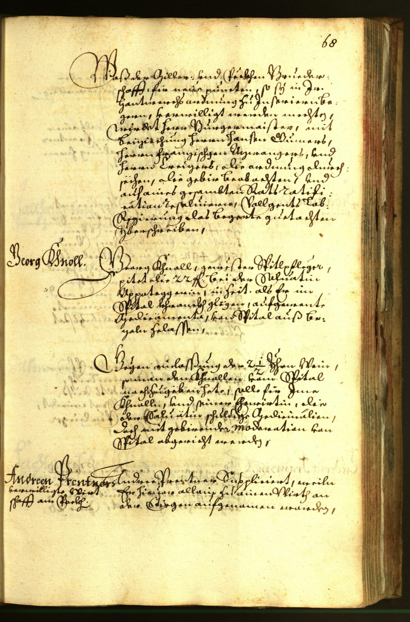 Stadtarchiv Bozen - BOhisto Ratsprotokoll 1663 