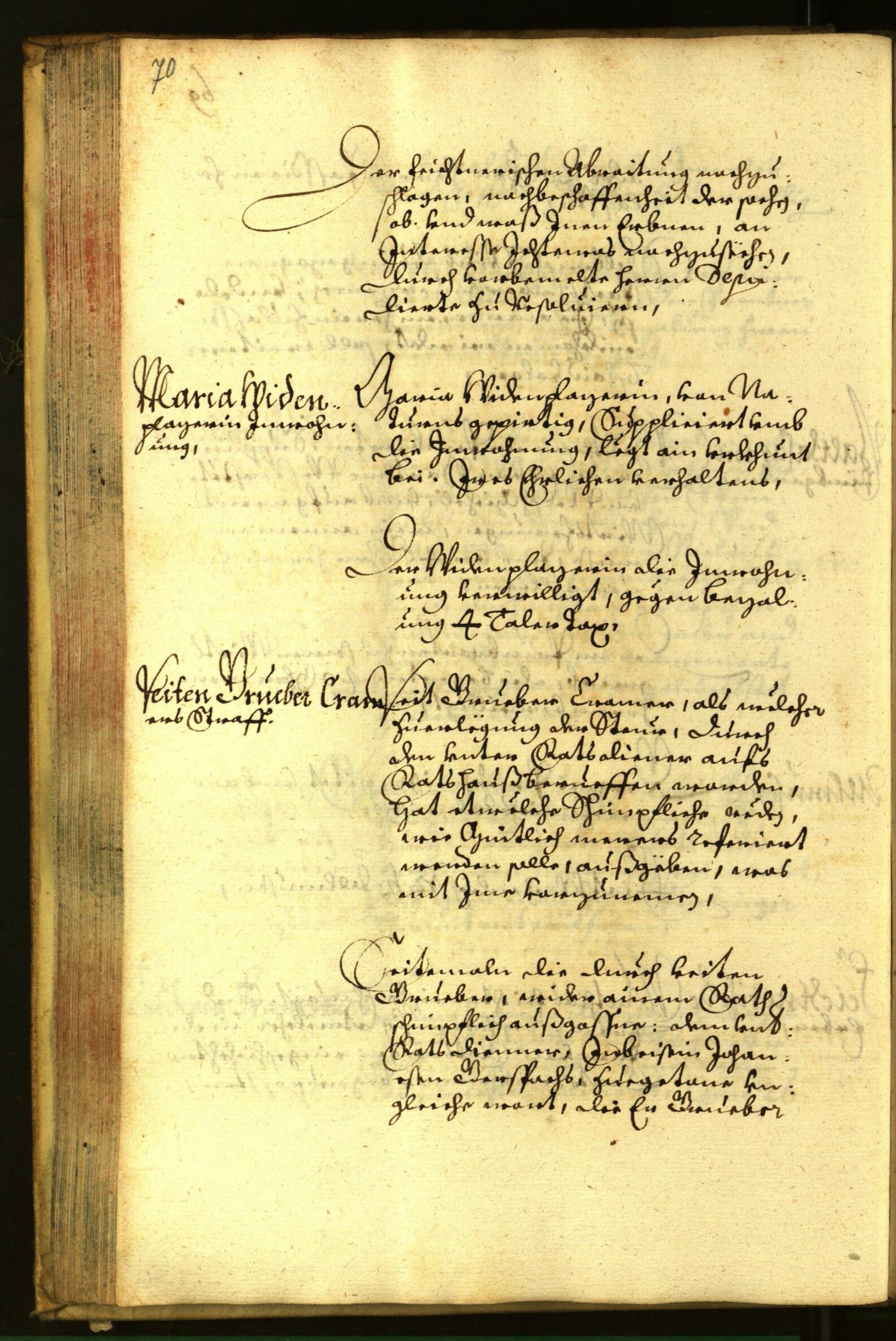 Stadtarchiv Bozen - BOhisto Ratsprotokoll 1663 